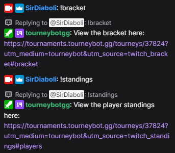 Bracket and Standings